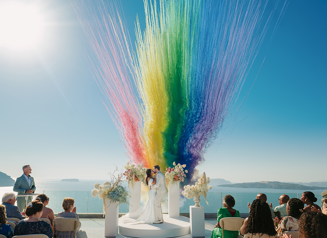 Abanoub & Quinty in Cavo Ventus Santorini